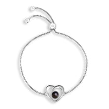 Load image into Gallery viewer, Mistar Bijoux Stanhope Jewelry Diamond Accent Heart Bracelet