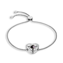 Load image into Gallery viewer, Mistar Bijoux Stanhope Jewelry Diamond Accent Heart Bracelet